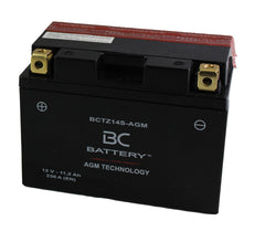 BCTZ14S-AGM| Batteria Moto al AGM,YTZ14S,12V, 11,2 Ah, CCA:230Amp, 150x87x110mm - BC Battery Italian Official Website