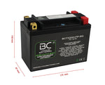 BC Lithium Batteries BCTX20H-FP-SQ Batteria Moto Litio LiFePO4, 1,4 kg, 12V - BC Battery Italian Official Website