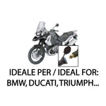 Caricabatteria USB Doppio con Voltmetro per Prese Accensigari BMW (12mm) - BC Battery Italian Official Website