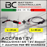 Presa 12V per Moto BMW + Adattatore Accendisigari 12V ACCFS612V - BC Battery Italian Official Website